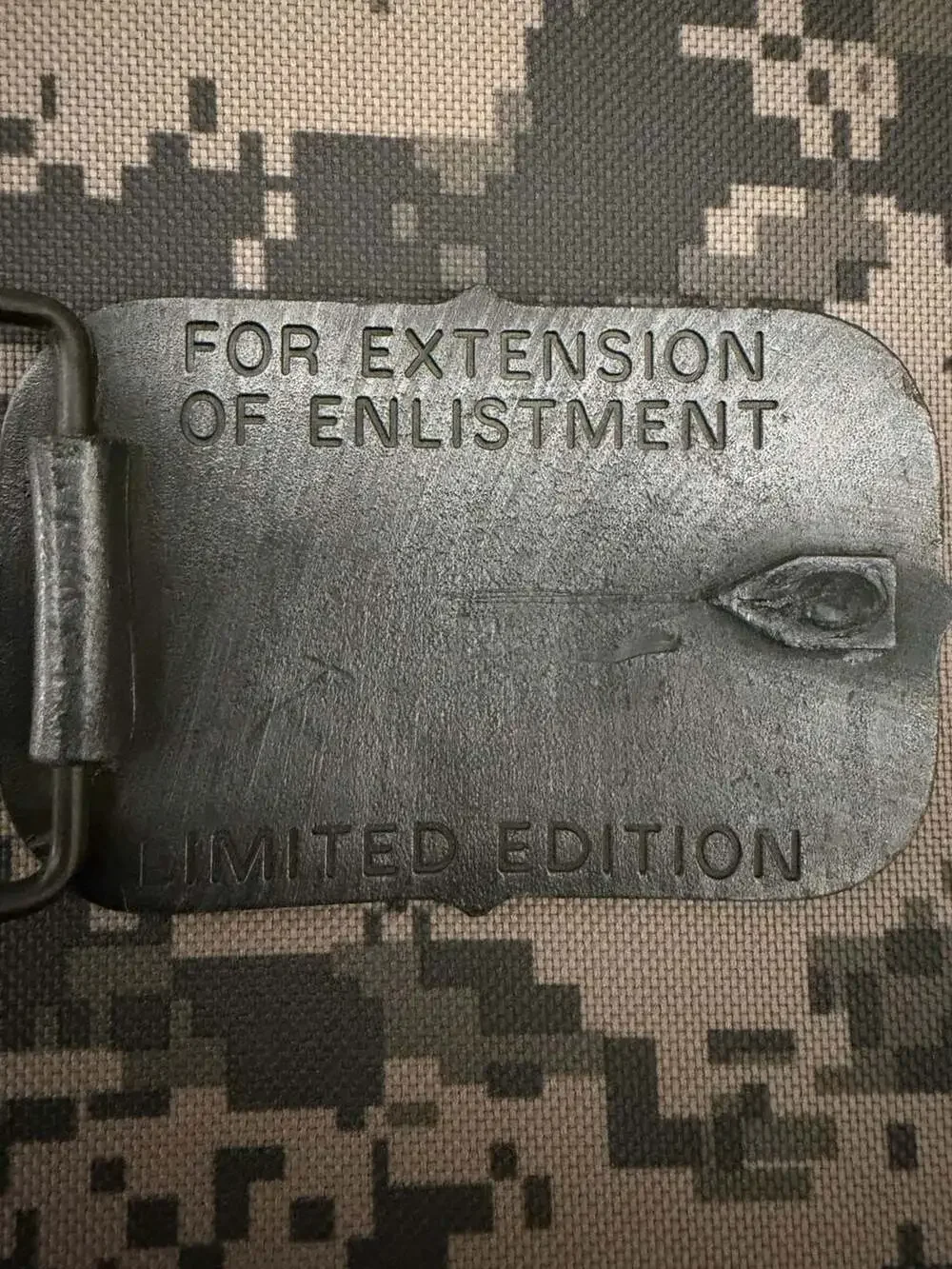 Vintage 28th Infantry Division Keystone Limited Edition Belt Buckle